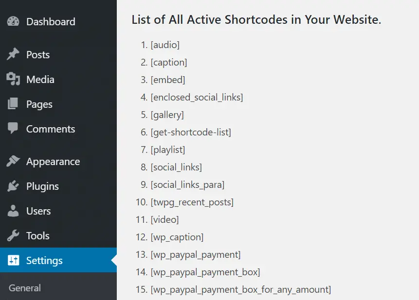 find-all-active-shortcodes-in-wordpress-3