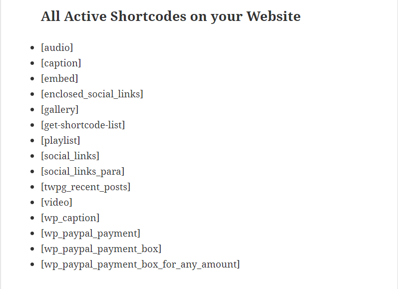find-all-active-shortcodes-in-wordpress