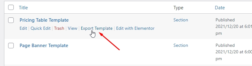 export-elementor-saved-template